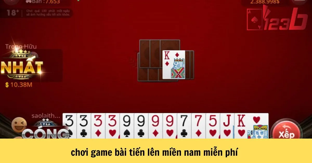 chơi game bài Tiến Lên Miền Nam miễn phí